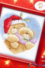 Forever Friends Cuddle Up at Christmas from Cross Stitcher UK 178