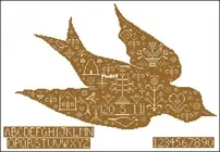Kathy Schmitz Studio - Bird Songs Pillow  XSD + PCS
