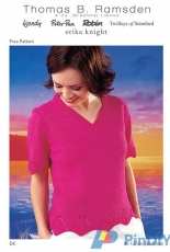 DK Chevron Border Top by Thomas B. Ramsden & Co-Free