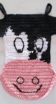 Oven cloth cow