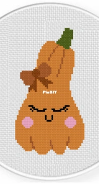 Daily Cross Stitch - Pretty Pumpkin