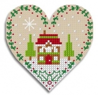 House Heart Ornament by Durene Jones - Free