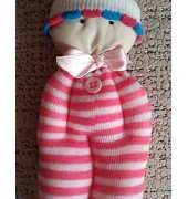 Muñeco con calcetín reciclado.