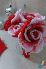 Flawless Crochet Flowers  - Leticia Lebron  - Peppermint Roses