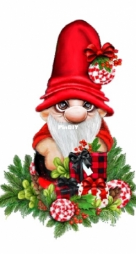 HAED - Freebie Christmas Cutie Gnome by Sheena Pike - FREE