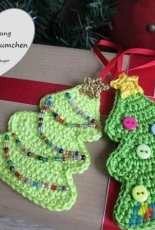 Schneckenkind Raphaelo - Marion Kuheim - Christmas tree application - Weihnachtsbäumchen Applikation - German