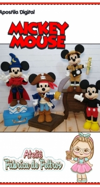 Atelie Fabrica de Feltros - Mickey Mouse - Portuguese