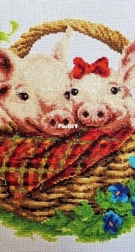 Pigs in a basket.