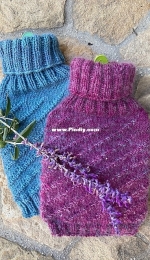 Turtleneck Water Bottle Cozy by Susan Venable-Free