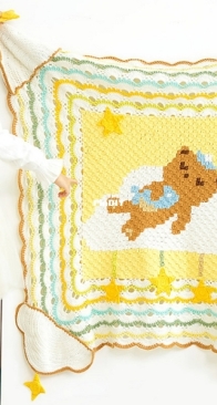 New Mommy Handmade DIY - Su Su Jie Jia - Susans Family - Animals in Dream Blanket (Lucky Elephant/Sheep/Bear Design) - Free