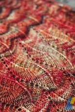 Incendiary Shawl/Wrap by Corrina Ferguson/PicnicKnits-English