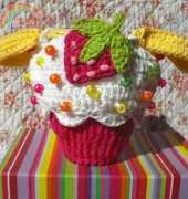 Wee Wittle Tids Boutique - Liza Marie Bajarias - Strawberry Cupcake Wristlet
