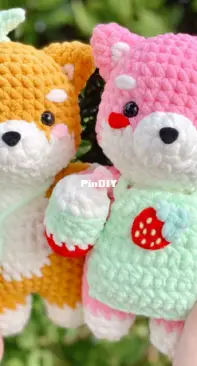 Wai Crochets - Hew Wai Wong - Shiba Pup 2-in-1 pattern