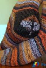 Double Heel Socks by Susan Luni/ 3 sleeves to the wind