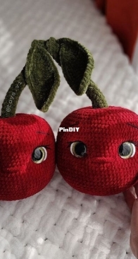 Toys viua _ cherry crochet pattern _ English
