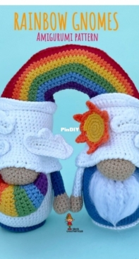 Tiknik crochet toys - Lilit Nikoyan - Rainbow Gnomes
