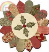 Angies Quilt Shop-Free Dresden Flower Candle Mat