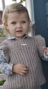 Cozy vest- Marina Balambaeva- English