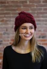 F921 Cabled Hat by Plymouth Yarn Design Studio-Free
