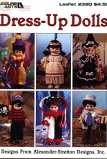 Leisure Arts Leaflet 2380 Dress-Up Dolls by Alexander Stratton 1993