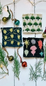 December Knit Blocks by Annah Homebird - Free