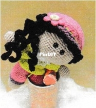 Funnys haken - Ilse Scheffer - Funny Dressed Up Pietje - Funny verkleedpietje - Dutch