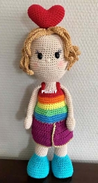 My Crochet Buddies - Danielle Haex - Pride Kaya doll -  Dutch - Free