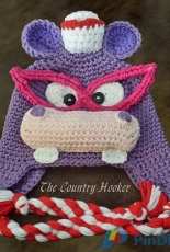 The Country Hooker Designs - Rachel Corneglio - Nurse Hippo