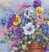 Dimensions 39019 Pansy Profusion