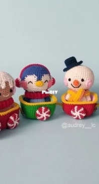 Audrey Lilian Crochet - Audrey Lilian - Winter Friends - Amigos de Inverno - Portuguese - Translated