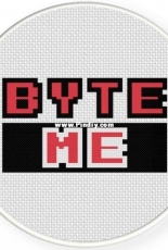 Daily Cross Stitch - Byte Me