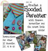 Pink Willow Designs - Crochet Hooded Sweater