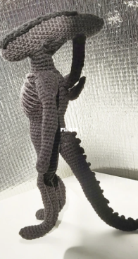 Amigurumi Forge - Gabriela Krasteva - Alien Xenomorph