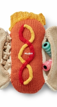 Yarnspirations - Caron Knit Hot Diggety Dog Coat - Free