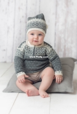 Dale Gull 313-12 Setesdal babygenser & lue by Kari Haugen – Norwegian – free
