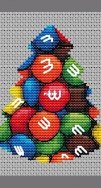 M&Ms Christmas Tree Ornament by Naiwory / Lesya Burkat (Леся Буркат)