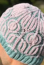 Flower Brioche Hat- Short version by Jonatan Tollow-Free