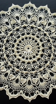 Galyna Borysova - Галина Борисова - Charm Doily - Салфетка Charm - Russian