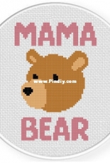 Daily Cross Stitch -  Mama Bear