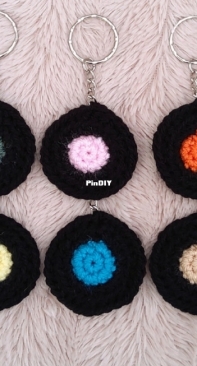 Crochet at Teris - Teri Hamilton - Vinyl Record Keychains - Free