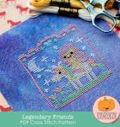 The Frosted Pumpkin Stitchery - Legendary Friends