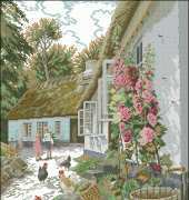 Eva Rosenstand ER 12-710 Hollyhocks