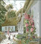 Eva Rosenstand ER 12-710 Hollyhocks