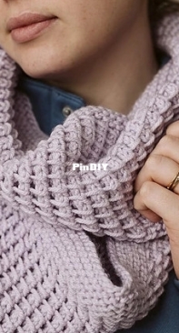 Bamboo Cowl by Emily Franck - The Blue Mouse