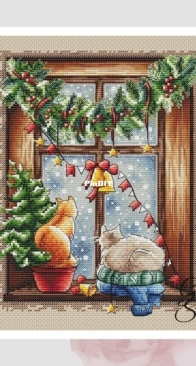Guli stitch - Warm cats by Gulya Otorova
