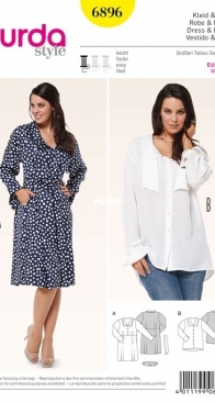 Burda 6896 - Dress and Blouse