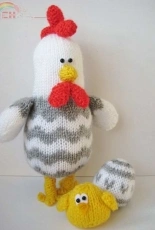 Fluff & Fuzz-Bertie Rooster by Amanda Berry