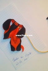 Riolis 1654AC - Take a walk with me! (Creating a felt Dachshund dog.)