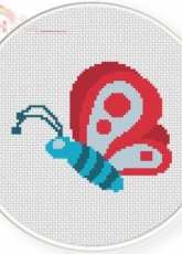 Daily Cross Stitch - Lovely Butterfly