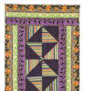Witches Brew Table runner, quilted